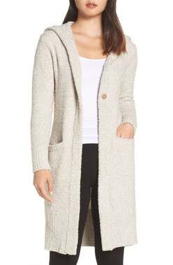 UGG Judith Hooded Cardigan in Oatmeal Heather Size M/L